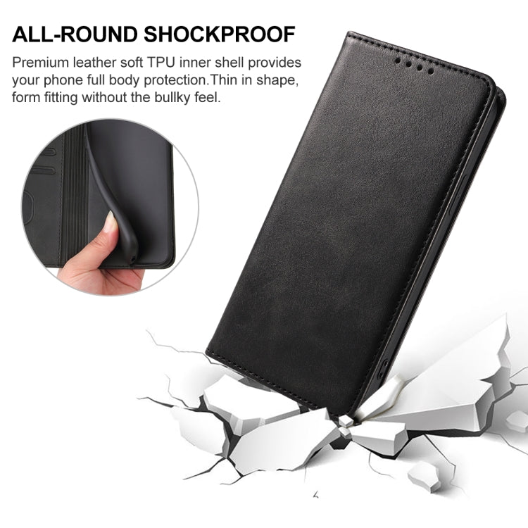 For Ulefone Note 16 Pro Magnetic Closure Leather Phone Case(Black) - Ulefone Cases by buy2fix | Online Shopping UK | buy2fix