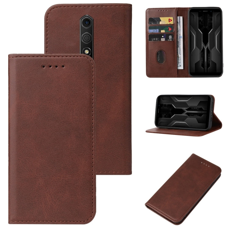 For Ulefone Armor X12 Magnetic Closure Leather Phone Case(Brown) - Ulefone Cases by buy2fix | Online Shopping UK | buy2fix