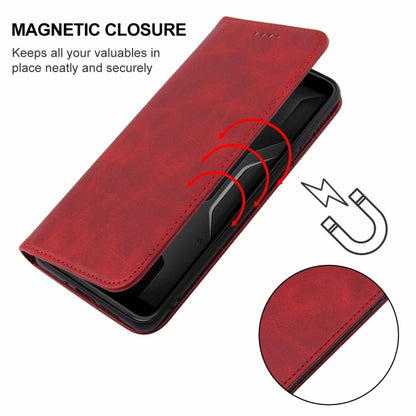 For Ulefone Armor X12 Magnetic Closure Leather Phone Case(Red) - Ulefone Cases by buy2fix | Online Shopping UK | buy2fix