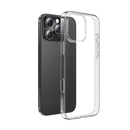 For iPhone 16 Pro Max hoco Light Series Soft TPU Phone Case(Transparent) - iPhone 16 Pro Max Cases by hoco | Online Shopping UK | buy2fix