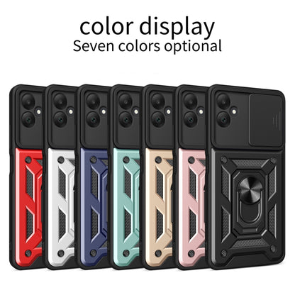 For Samsung Galaxy A05 Sliding Camera Cover Design TPU+PC Phone Case(Rose Gold) - Galaxy Phone Cases by buy2fix | Online Shopping UK | buy2fix