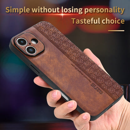 For iPhone 16 AZNS 3D Embossed Skin Feel Phone Case(Purple) - iPhone 16 Cases by AZNS | Online Shopping UK | buy2fix