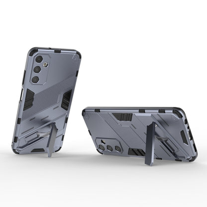For Samsung Galaxy A05s 4G Punk Armor 2 in 1 PC + TPU Shockproof Phone Case with Invisible Holder(Grey) - Galaxy Phone Cases by buy2fix | Online Shopping UK | buy2fix
