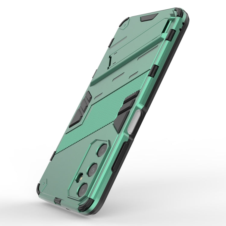 For Samsung Galaxy A05s 4G Punk Armor 2 in 1 PC + TPU Shockproof Phone Case with Invisible Holder(Green) - Galaxy Phone Cases by buy2fix | Online Shopping UK | buy2fix