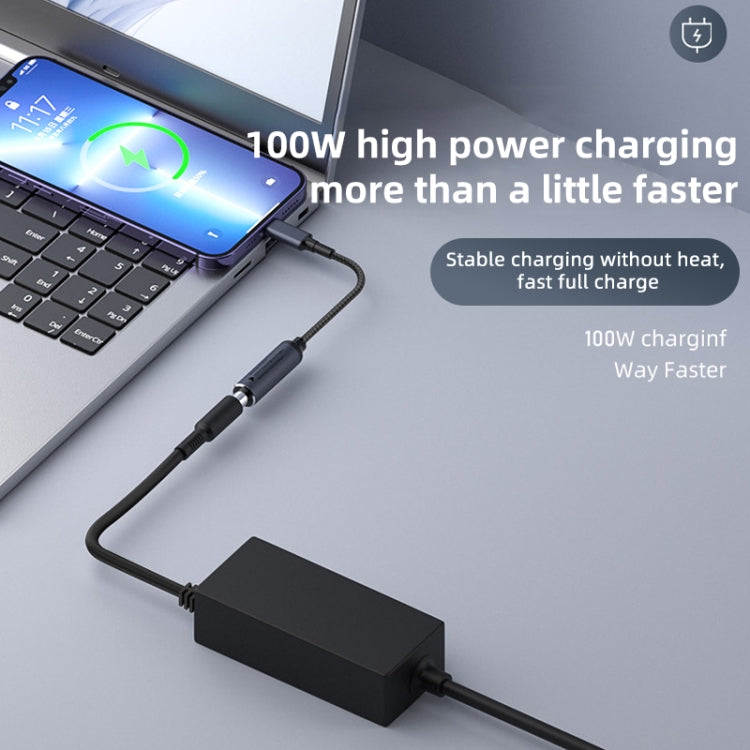 DC 5.5 x 1.0mm to USB-C / Type-C Male 100W Computer Charging Adapter Connector - Universal Power Adapter by buy2fix | Online Shopping UK | buy2fix