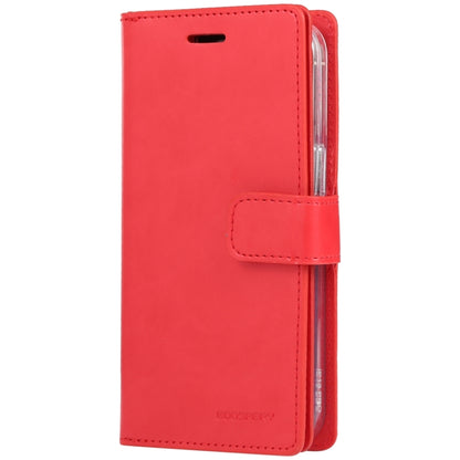 For iPhone 15 Pro Max GOOSPERY MANSOOR DIARY 9 Card Slots Leather Phone Case(Red) - iPhone 15 Pro Max Cases by GOOSPERY | Online Shopping UK | buy2fix