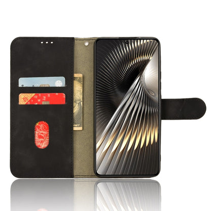 For Xiaomi Redmi Turbo 3 Skin Feel Magnetic Flip Leather Phone Case(Black) - Xiaomi Cases by buy2fix | Online Shopping UK | buy2fix