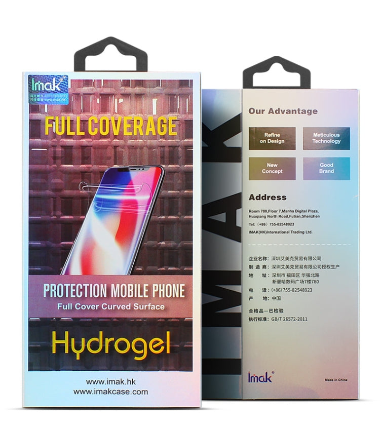 For Sony Xperia 10 II 2 PCS IMAK Hydrogel Film III Full Coverage Screen Protector - Sony Tempered Glass by imak | Online Shopping UK | buy2fix