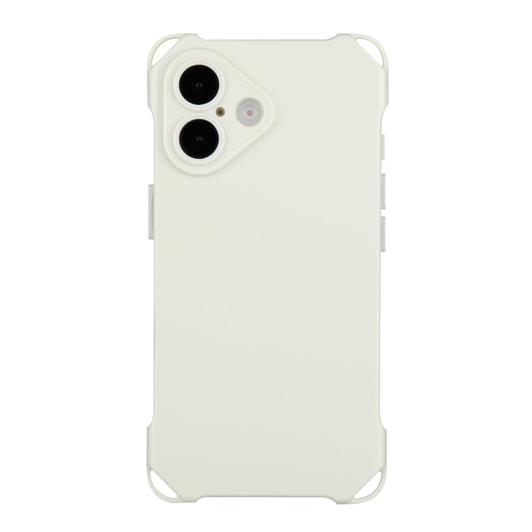 For iPhone 16 Four-corner Shockproof TPU Phone Case(White) - iPhone 16 Cases by buy2fix | Online Shopping UK | buy2fix