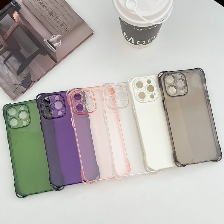 For iPhone 16 Four-corner Shockproof TPU Phone Case(Green) - iPhone 16 Cases by buy2fix | Online Shopping UK | buy2fix