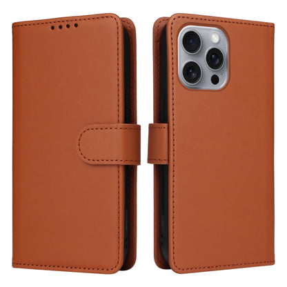 For iPhone 16 Pro Max BETOPNICE BN-005 2 in 1 Detachable Imitate Genuine Leather Phone Case(Brown) - iPhone 16 Pro Max Cases by BETOPNICE | Online Shopping UK | buy2fix