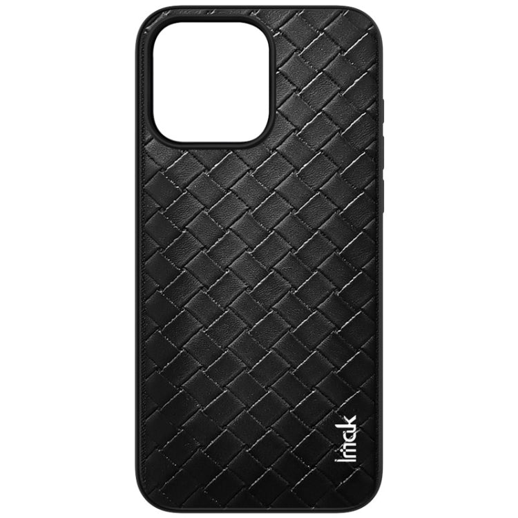 For iPhone 15 Pro Max IMAK LX-5 Series Shockproof PC + PU + TPU Protective Phone Case(Weaving Texture) - iPhone 15 Pro Max Cases by imak | Online Shopping UK | buy2fix