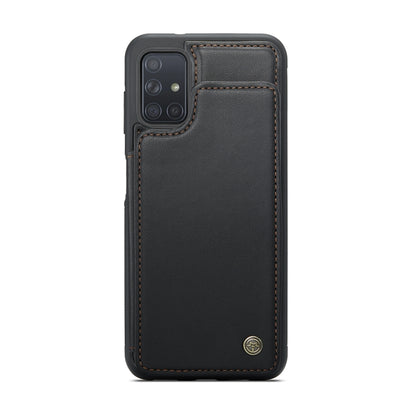 For Samsung Galaxy A51 4G CaseMe C22 Card Slots Holder RFID Anti-theft Phone Case(Black) - Galaxy Phone Cases by CaseMe | Online Shopping UK | buy2fix