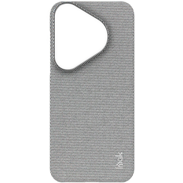 For Huawei Pura 70 imak Ruiyi Series Cloth Texture PU + PC Phone Case(Light Grey) - Huawei Cases by imak | Online Shopping UK | buy2fix