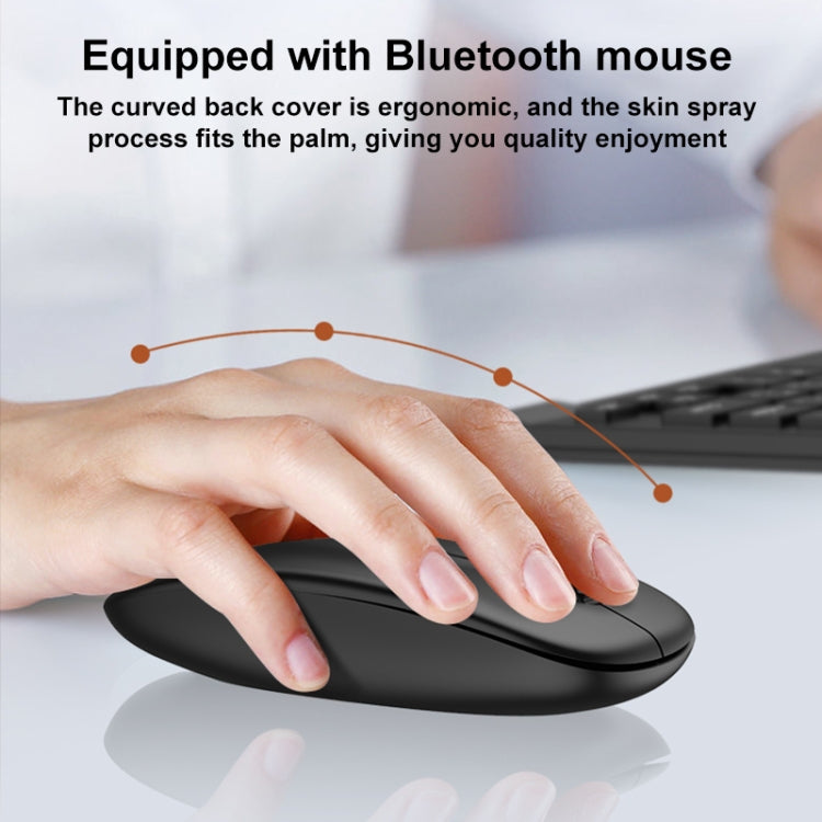 For vivo X Fold2 GKK Bluetooth Keyboard + Folding Holder + Capacitive Pen + Bluetooth Mouse(Silver) - Others Keyboard by GKK | Online Shopping UK | buy2fix