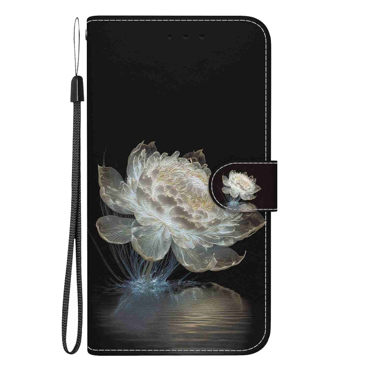 For Xiaomi Redmi Note 12 Pro+ Crystal Texture Colored Drawing Leather Phone Case(Crystal Peony) - Xiaomi Cases by buy2fix | Online Shopping UK | buy2fix