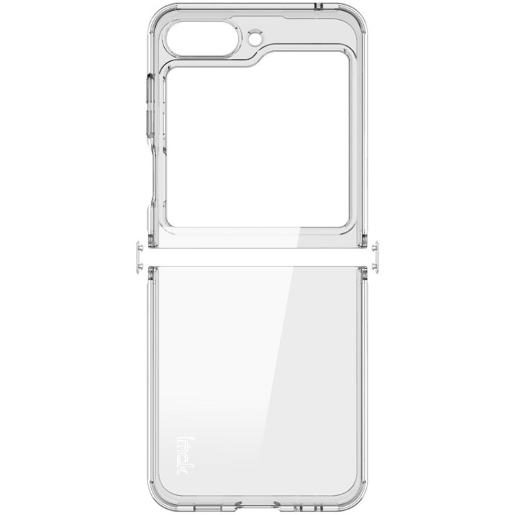 For Samsung Galaxy Z Flip5 5G imak UX-6 series All-inclusive Shockproof Airbag TPU Invisible Phone Case(Transparent) - Galaxy Z Flip5 Cases by imak | Online Shopping UK | buy2fix