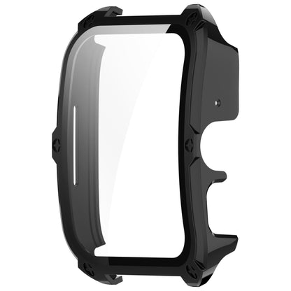 For OPPO Watch 4 Pro PC + Tempered Film Integrated Watch Protective Case(Black) -  by buy2fix | Online Shopping UK | buy2fix