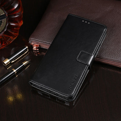 For DOOGEE X95 idewei Crazy Horse Texture Horizontal Flip Leather Case with Holder & Card Slots & Wallet(Black) - More Brand by idewei | Online Shopping UK | buy2fix