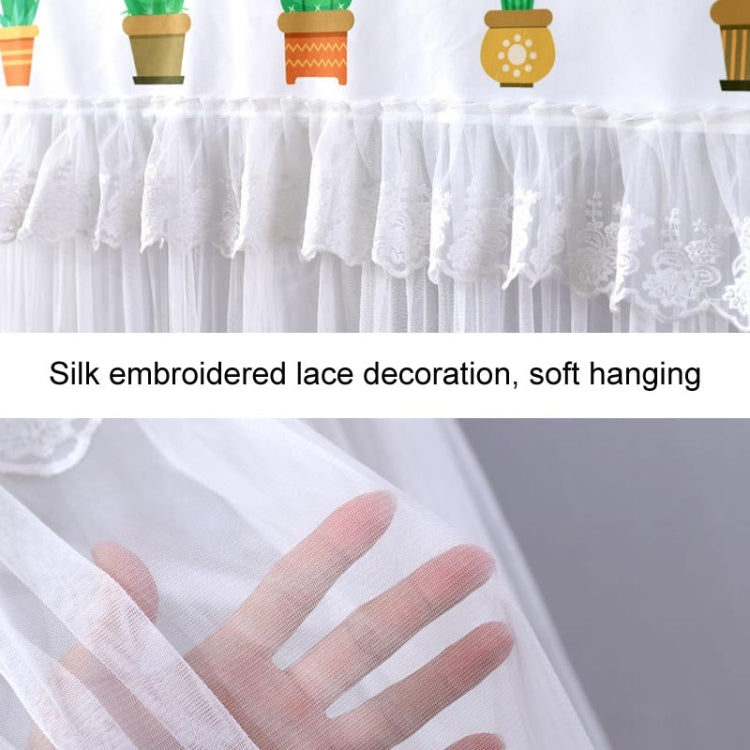 Do Not Take Dust-proof And Anti Direct Blowing Simple Wind Hanging Machine Air Conditioner Moon Cover, Size:Width 80 × Thickness 20 × Height 90cm(Green Leaf) - Dust Covers by buy2fix | Online Shopping UK | buy2fix