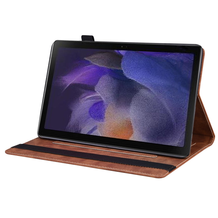 For Lenovo Tab M11 / Xiaoxin Pad 11 2024 Business Shockproof Horizontal Flip Leather Tablet Case(Brown) - Lenovo by buy2fix | Online Shopping UK | buy2fix