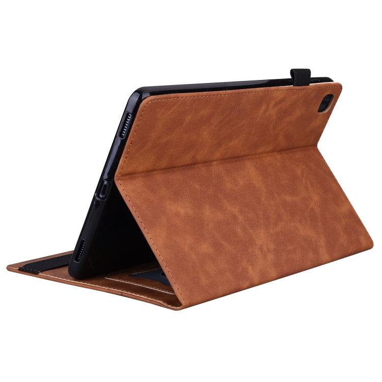 For Lenovo Tab M11 / Xiaoxin Pad 11 2024 Business Shockproof Horizontal Flip Leather Tablet Case(Brown) - Lenovo by buy2fix | Online Shopping UK | buy2fix