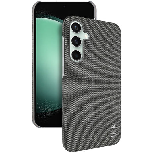 For Samsung Galaxy S23 FE 5G imak Ruiyi Series Cloth Texture PU + PC Phone Case(Dark Grey) - Galaxy S23 FE 5G Cases by imak | Online Shopping UK | buy2fix