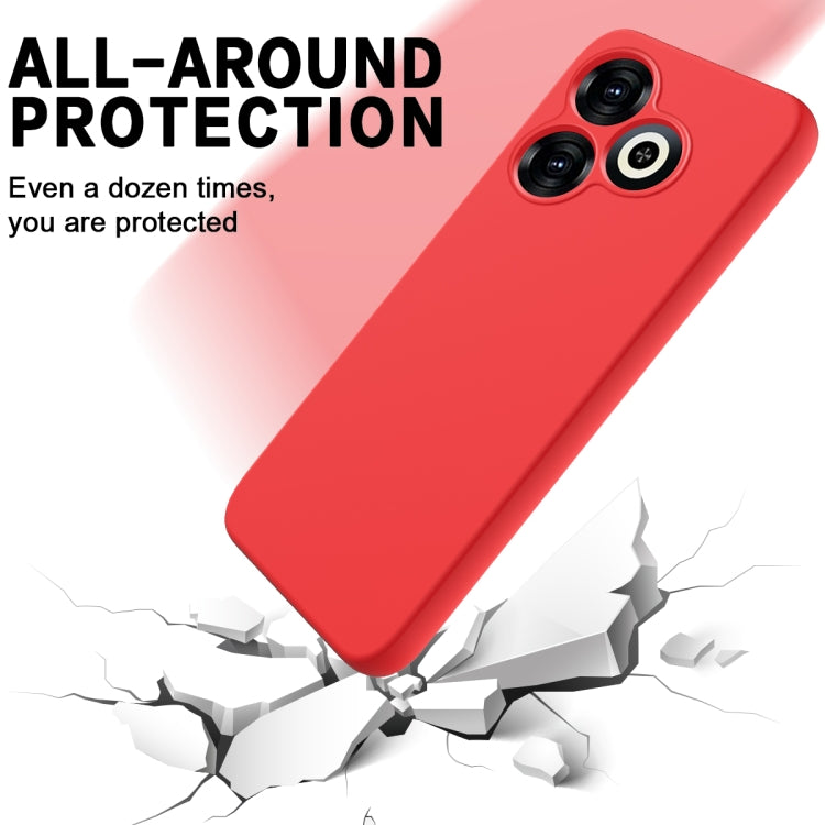 For Infinix Smart 8 Solid Color Liquid Silicone Dropproof Full Coverage Protective Case(Red) - Infinix Cases by buy2fix | Online Shopping UK | buy2fix