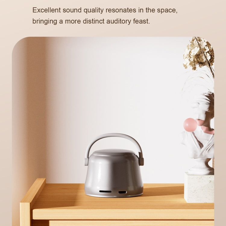 EWA A20 Mini Bluetooth Bass Radiator Metal Speaker(Green) - Mini Speaker by EWA | Online Shopping UK | buy2fix