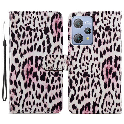 For Blackview A53 Pro Painted Pattern Horizontal Flip Leather Phone Case(Leopard) - More Brand by buy2fix | Online Shopping UK | buy2fix