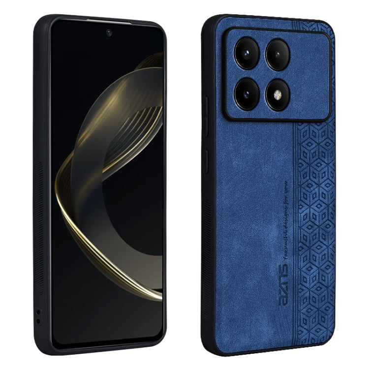 For Xiaomi Redmi K70 AZNS 3D Embossed Skin Feel Phone Case(Sapphire Blue) - K70 Cases by AZNS | Online Shopping UK | buy2fix