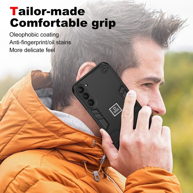 For Samsung Galaxy S23 5G 2 in 1 Shockproof Phone Case(Black) - Galaxy S23 5G Cases by buy2fix | Online Shopping UK | buy2fix