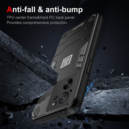 For Xiaomi 13T 2 in 1 Shockproof Phone Case(Black) - Xiaomi Cases by buy2fix | Online Shopping UK | buy2fix