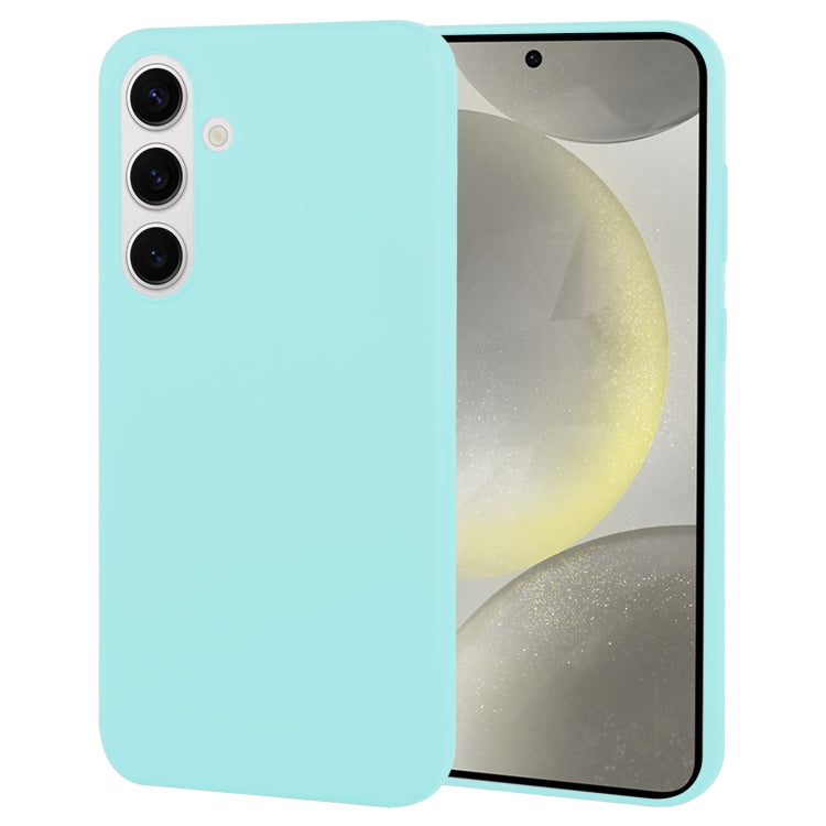 For Samsung Galaxy S24+ 5G GOOSPERY SOFT FEELING Liquid TPU Soft Phone Case(Mint Green) - Galaxy S24+ 5G Cases by GOOSPERY | Online Shopping UK | buy2fix