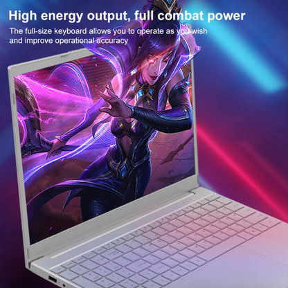 V8 15.6 inch Ultrathin Laptop, 12GB+256GB, Windows 10 Intel Jasper Lake N5095 Quad Core(Silver) - Others by buy2fix | Online Shopping UK | buy2fix