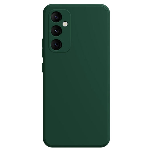 For Samsung Galaxy A35 Imitation Liquid Silicone Phone Case(Dark Green) - Galaxy Phone Cases by buy2fix | Online Shopping UK | buy2fix
