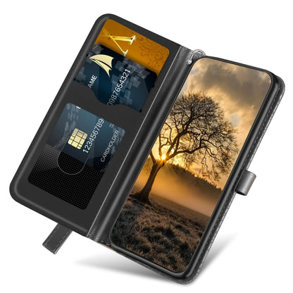 For Xiaomi Redmi Note 13 Pro 4G Life Tree Embossing Pattern Leather Phone Case(Black) - Note 13 Pro Cases by buy2fix | Online Shopping UK | buy2fix