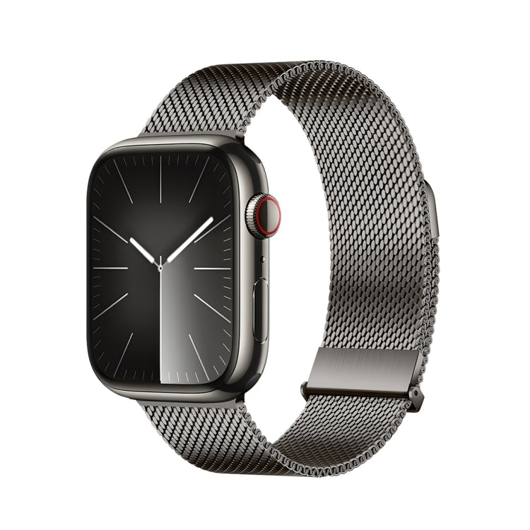 For Apple Watch Series 5 40mm DUX DUCIS Milanese Pro Series Stainless Steel Watch Band(Graphite) - Watch Bands by DUX DUCIS | Online Shopping UK | buy2fix