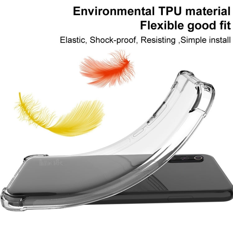 For vivo V30 Lite 5G imak Shockproof Airbag TPU Phone Case(Transparent) - vivo Tempered Glass by imak | Online Shopping UK | buy2fix