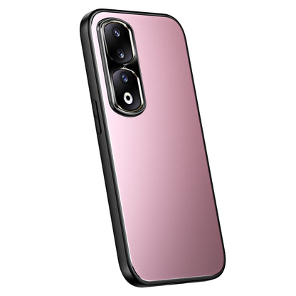 For Honor 90 Pro R-JUST RJ-61 Electroplating Frosted TPU + PC Phone Case(Pink) - Honor Cases by R-JUST | Online Shopping UK | buy2fix