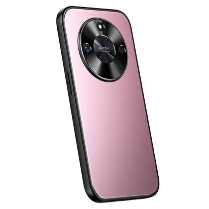 For Honor X50 R-JUST RJ-61 Electroplating Frosted TPU + PC Phone Case(Pink) - Honor Cases by R-JUST | Online Shopping UK | buy2fix