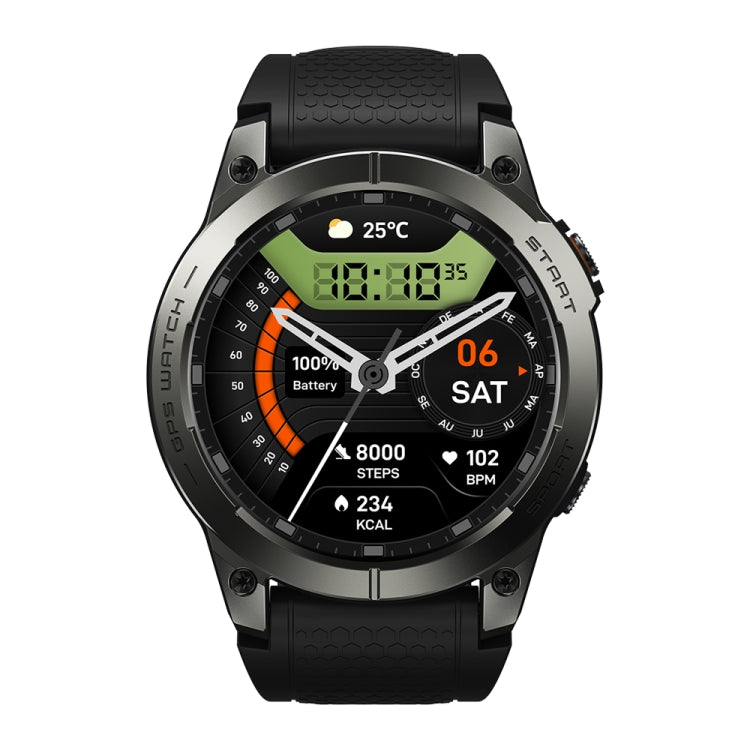 Zeblaze Stratos 3 Pro 1.43 inch AMOLED Screen Sports Smart Watch Support Bluethooth Call(Black) - Smart Watches by Zeblaze | Online Shopping UK | buy2fix