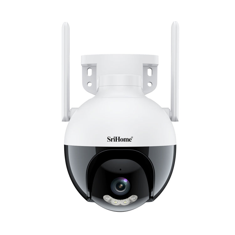 SriHome SH045 2MP DC12V IP66 Waterproof AI Auto Tracking Night Vision WiFi HD Camera(EU Plug) - Wireless Camera by SriHome | Online Shopping UK | buy2fix