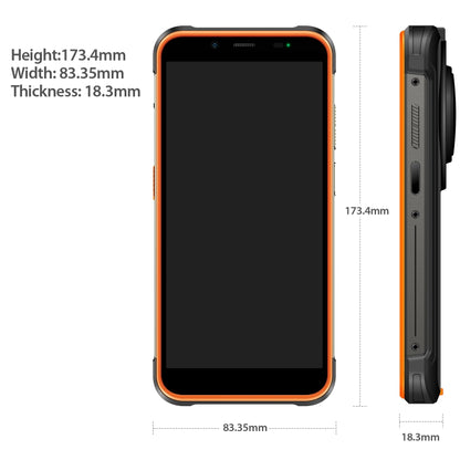 Ulefone Power Armor 16S Rugged Phone, 8GB+128GB, 9600mAh Battery, Side Fingerprint, 5.93 inch Android 13 Unisoc T616 Octa Core up to 2.0GHz, Network: 4G, NFC, OTG(Orange) - Ulefone by Ulefone | Online Shopping UK | buy2fix