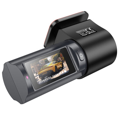 hoco DV7 2K Display Hidden Driving Recorder(Black) - Car DVRs by hoco | Online Shopping UK | buy2fix