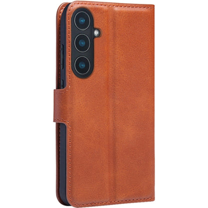 For Samsung Galaxy S24 5G IMAK Count Series Flip Leather Phone Case(Brown) - Galaxy S24 5G Cases by imak | Online Shopping UK | buy2fix