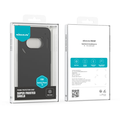 For Nothing Phone 2a NILLKIN Frosted Shield Phone Protective Case(White) - More Brand by NILLKIN | Online Shopping UK | buy2fix
