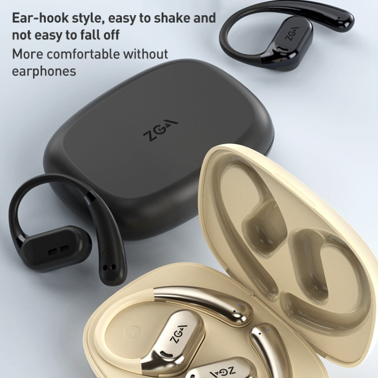 ZGA GS12 Ear-mounted Wireless Bluetooth Earphone(White) - Bluetooth Earphone by ZGA | Online Shopping UK | buy2fix