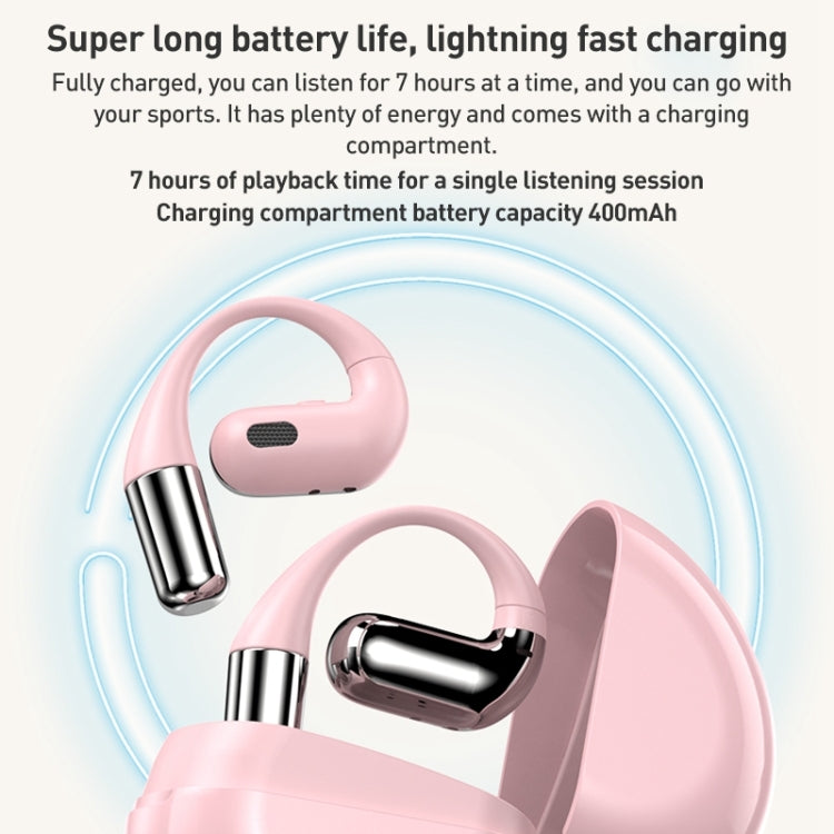 ZGA GS13 Phantom Open Wireless Bluetooth Earphone(Pink) - Bluetooth Earphone by ZGA | Online Shopping UK | buy2fix