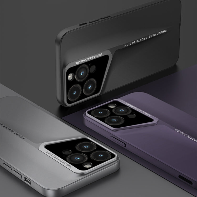 For iPhone 16 GKK Blade Ultra-thin Full Coverage Phone Case(Purple) - iPhone 16 Cases by GKK | Online Shopping UK | buy2fix